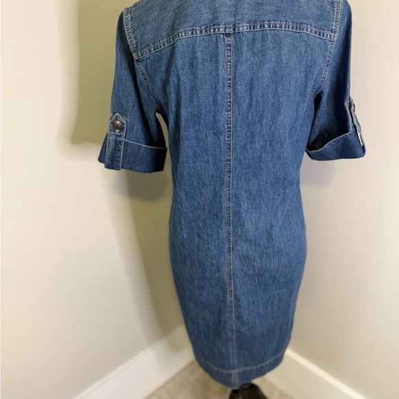 Ralph Lauren Blue Denim Shirt Dress - Picture 3 of 7